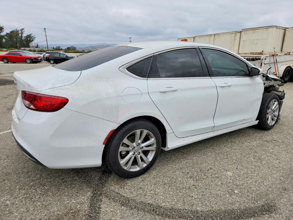 2015 Chrysler 200 VIN 1C3CCCAB6FN691833 COPART salvage auction — FRONT END, CA - SALVAGE CERTIFICATE, sold $400 on 2026-07-31 (photo 3)