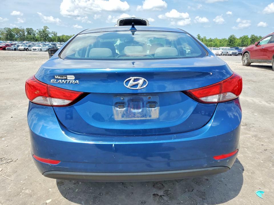 2015 Hyundai Elantra VIN KMHDH4AEXFU353645 COPART salvage auction — SIDE, Salvage Title, sold $2,150 on 2026-07-22 (photo 6)