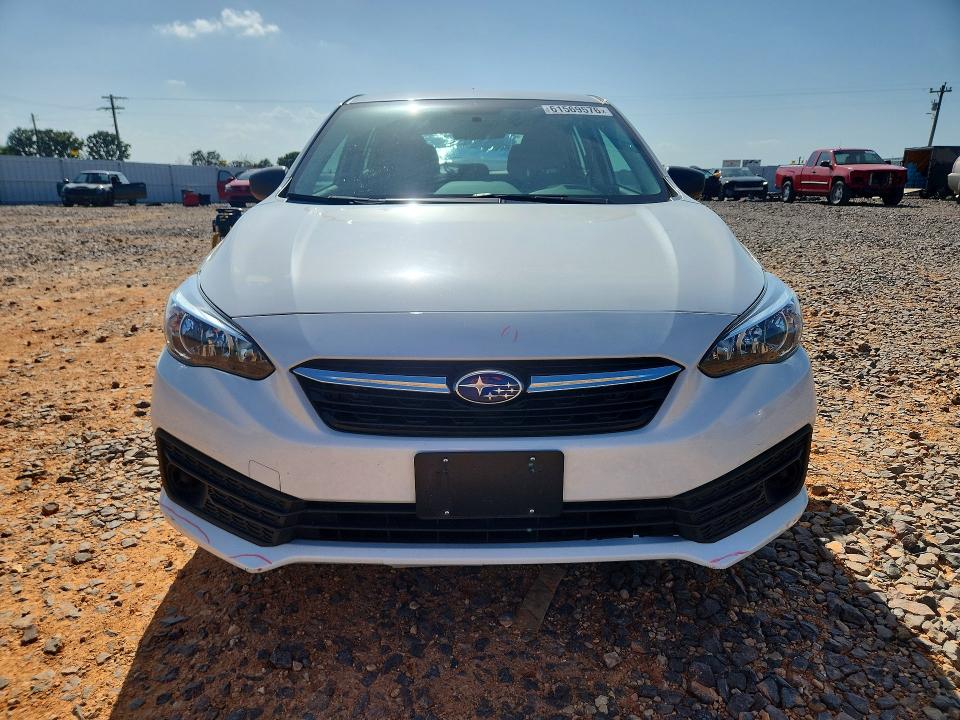 2021 Subaru Impreza VIN 4S3GTAB68M3715352 COPART salvage auction — HAIL, Mo - Salvage Certificate Of Title, sold $8,400 on 2026-09-02 (photo 5)