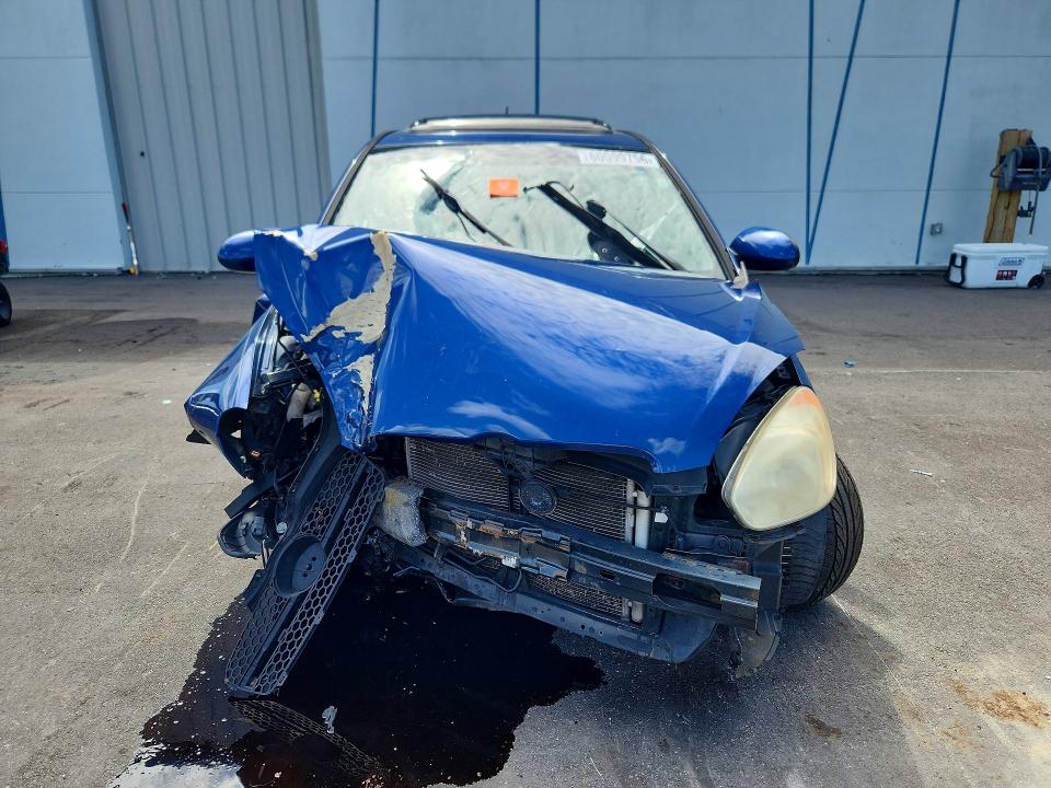 2007 Hyundai Accent VIN KMHCN36C87U048717 COPART salvage auction — FRONT END, FL - CERT OF TITLE SLVG REBUILDABLE, sold $350 on 2026-07-20 (photo 5)
