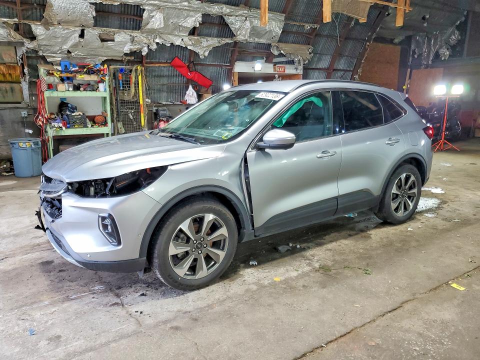 2023 Ford Escape VIN 1FMCU9JZ3PUA40512 COPART salvage auction — FRONT END, Ny - Mv-907A Salvage Certificate, sold $9,400 on 2026-08-24 (photo 1)