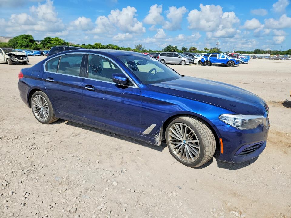 2018 BMW 5er VIN WBAJE7C55JG891379 COPART salvage auction — REAR END, Nj - Certificate Of Title, sold $5,700 on 2026-07-21 (photo 4)