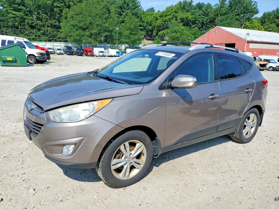2013 Hyundai Tucson VIN KM8JUCAC0DU677434 COPART salvage auction — MECHANICAL, Ma - Certificate Of Title, sold $1,450 on 2026-07-30 (photo 1)
