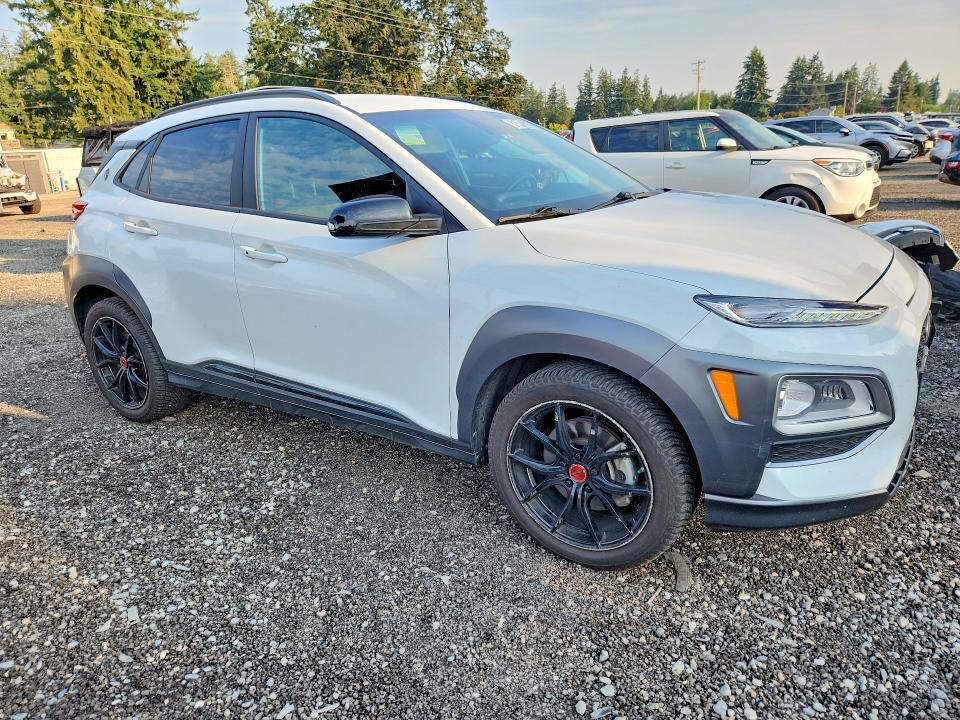 2021 Hyundai Kona VIN KM8K6CA51MU670413 COPART salvage auction — FRONT END, WA - BILL OF SALE, sold $4,750 on 2026-07-31 (photo 4)