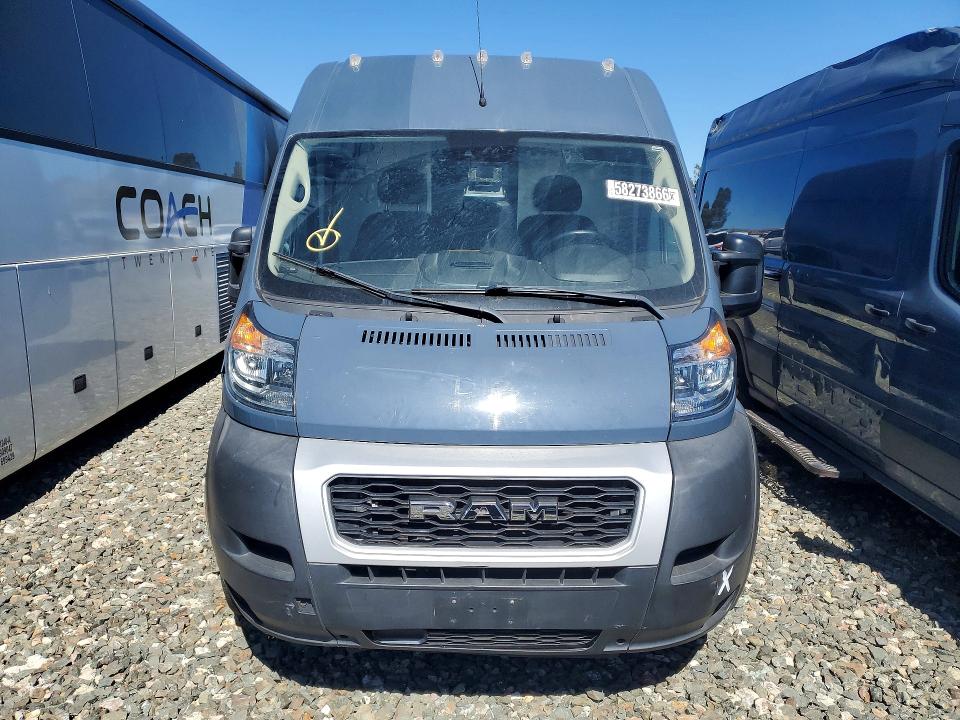 2021 Ram Promaster 3500 VIN 3C6MRVJGXME580152 COPART salvage auction — REAR END, CA - DIS/DLR/EXP ONLY CLEAN TITLE, sold $8,200 on 2026-07-09 (photo 5)