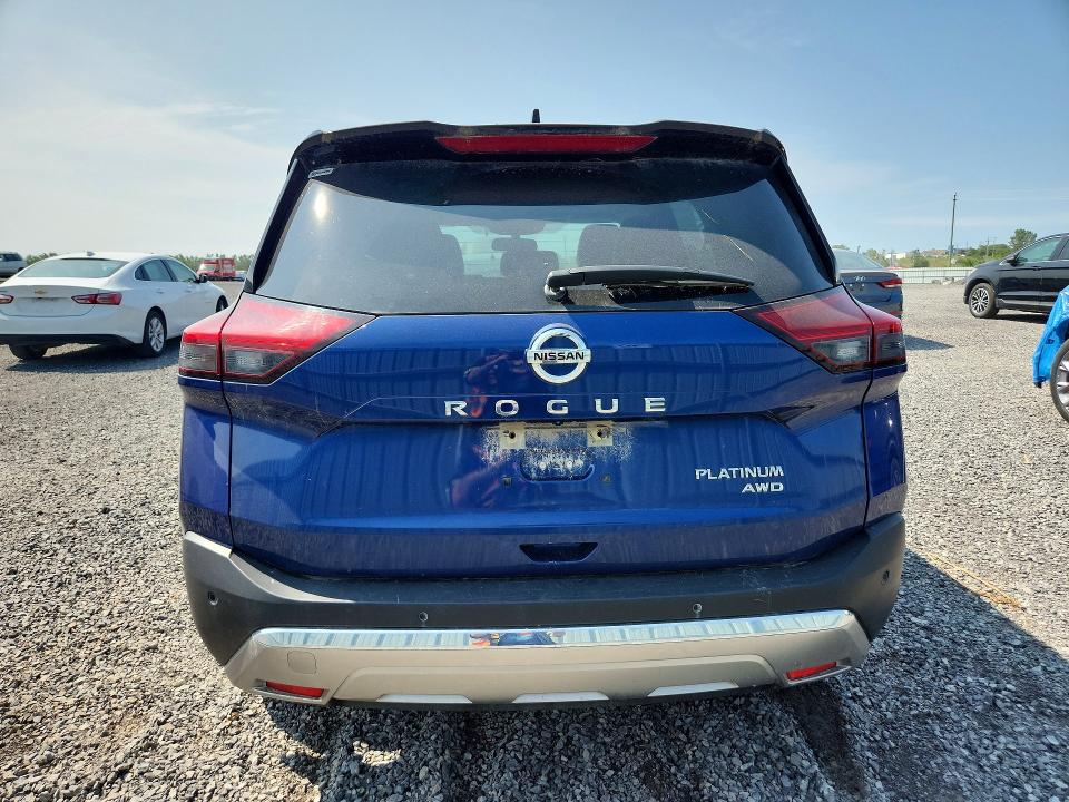 2021 Nissan Rogue VIN JN8AT3DD3MW318311 COPART salvage auction — FRONT END, On - Permit No Brand - Unfit, sold $5,300 on 2026-07-30 (photo 6)
