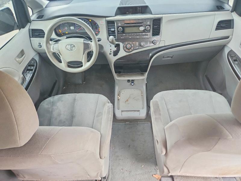 2012 Toyota Sienna VIN 5TDKA3DC4CS016358 COPART salvage auction — FRONT END, Salvage Title, sold $900 on 2026-07-20 (photo 8)