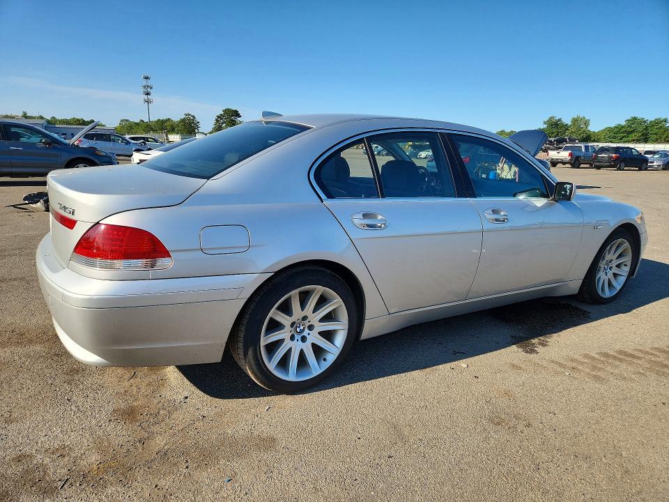 2003 BMW 7 series VIN WBAGL63493DP62115 COPART salvage auction — UNDERCARRIAGE, NY - MV-907A SALVAGE CERTIFICATE, sold $675 on 2026-08-03 (photo 3)