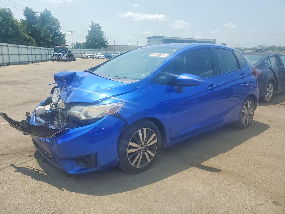 2016 Honda Fit VIN JHMGK5H76GX001077 COPART salvage auction — FRONT END, Oh - Cert Of Title-Salvage, sold $80 on 2026-07-24 (photo 1)