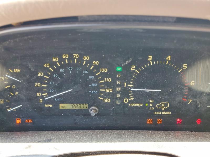 2000 Lexus Lx 470 VIN JT6HT00WXY0106926 COPART salvage auction — MECHANICAL, HI - CERTIFICATE OF TITLE, sold $750 on 2026-07-27 (photo 9)