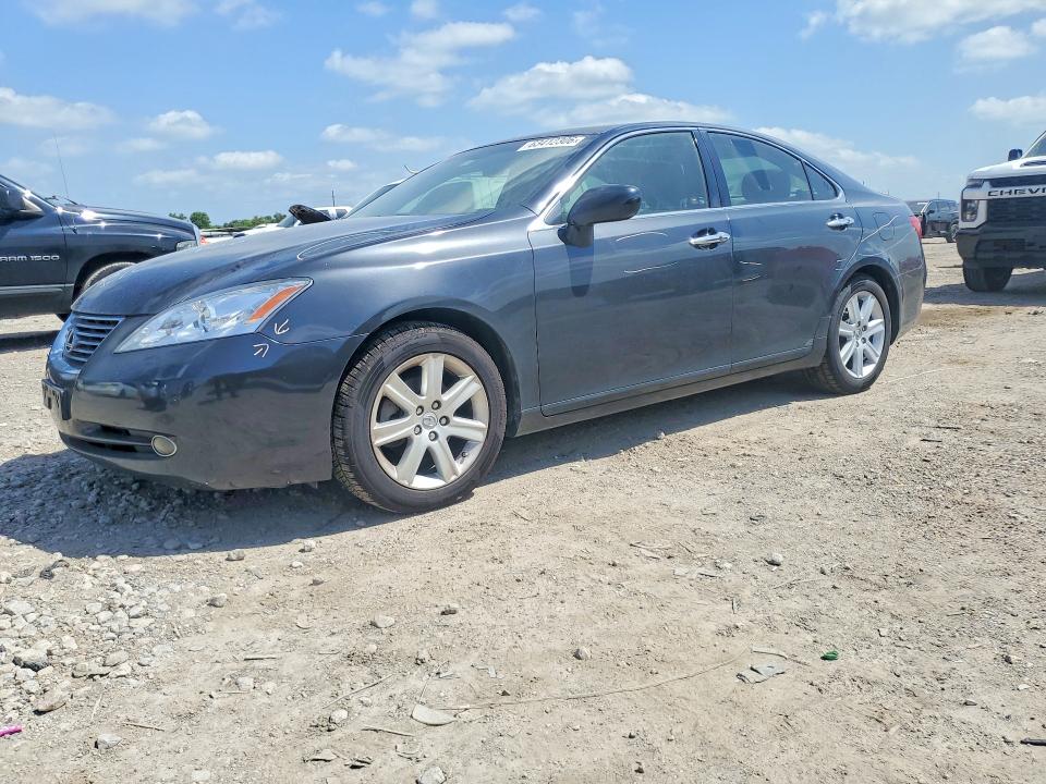2008 Lexus ES VIN JTHBJ46G582182827 COPART salvage auction — REAR END, TX - SALVAGE VEHICLE TITLE, sold $1,350 on 2026-08-23 (photo 1)