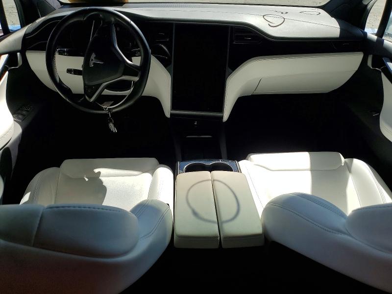 2018 Tesla Model x VIN 5YJXCAE21JF106367 COPART salvage auction — FRONT END, Ca - Salvage Certificate, sold $5,900 on 2026-07-23 (photo 8)