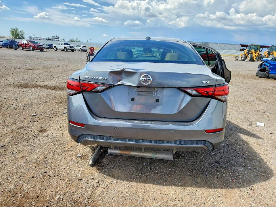 2021 Nissan Sentra VIN 3N1AB8CV1MY287335 COPART salvage auction — SIDE, Az - Cert Of Title - Salvage, sold $2,350 on 2026-07-31 (photo 6)