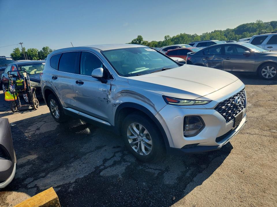 2019 Hyundai Santa fe VIN 5NMS2CAD6KH080493 COPART salvage auction — SIDE, CT - CERT OF TITLE-SALVAGE, sold $3,300 on 2026-07-10 (photo 4)