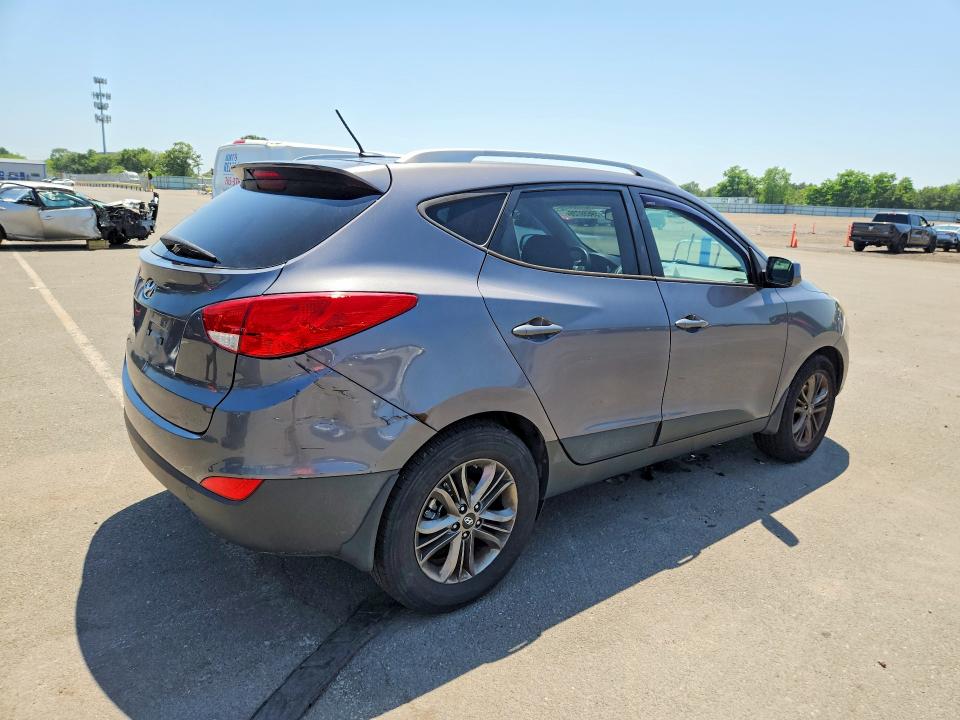 2014 Hyundai Tucson VIN KM8JU3AG3EU870861 COPART salvage auction — MECHANICAL, Ny - Certificate Of Title, sold $1,300 on 2026-07-08 (photo 3)