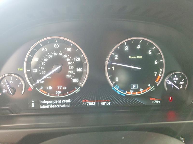 2015 BMW X5 VIN 5UXKR6C52F0J75592 COPART salvage auction — FRONT END, Mn - Cert Of Title-Salvage, sold $2,650 on 2026-09-01 (photo 9)