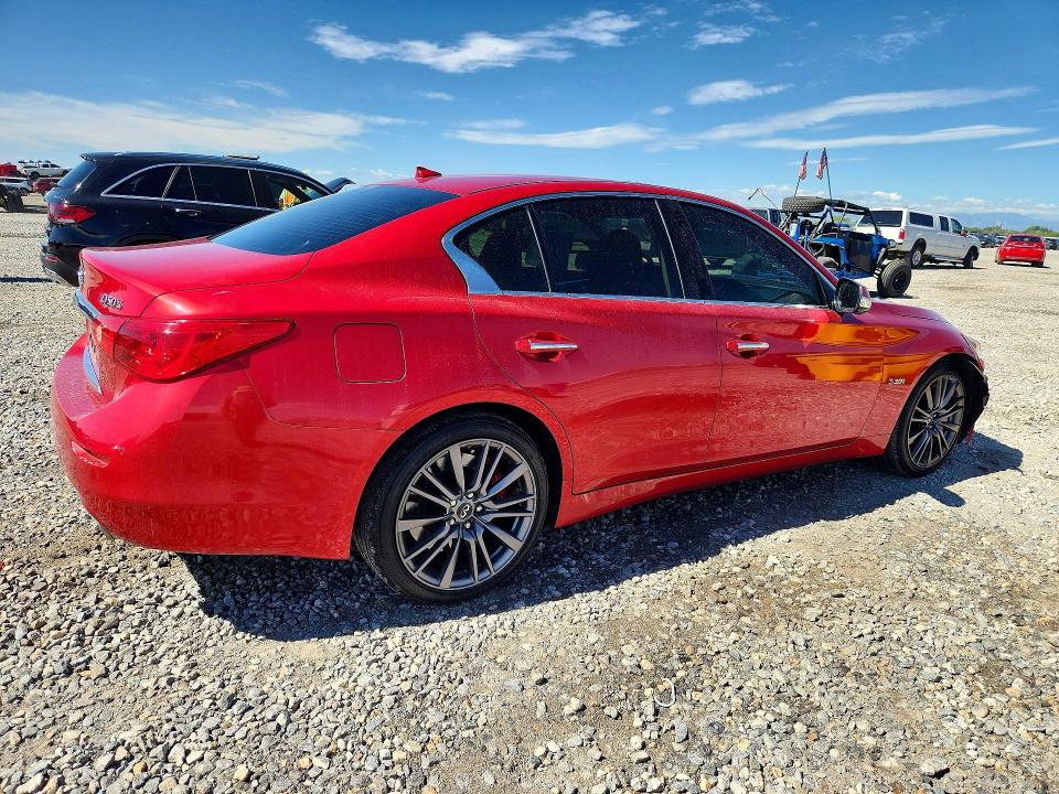 2017 Infiniti Q50 VIN JN1FV7AR8HM871284 COPART salvage auction — FRONT END, Co - Public - Salvage Title, sold $8,100 on 2026-08-13 (photo 3)