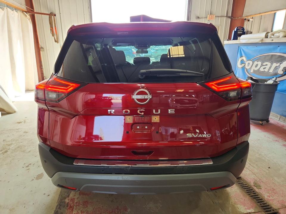 2023 Nissan Rogue VIN JN8BT3BB8PW210924 COPART salvage auction — FRONT END, NY - CERT OF TITLE-SALVAGE (P), sold $2,150 on 2026-07-08 (photo 6)