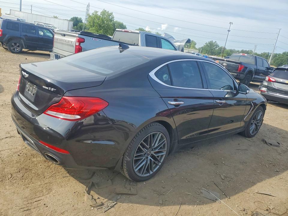 2019 Genesis G70 VIN KMTG74LE1KU025091 COPART salvage auction — FRONT END, Mi - Certificate Of Title, sold $6,700 on 2026-08-28 (photo 3)
