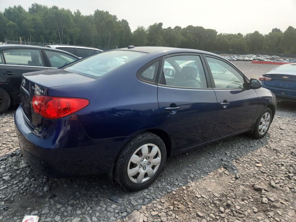 2008 Hyundai Elantra VIN KMHDU46D88U404753 COPART salvage auction — REAR END, Pa - Certificate Of Salvage, sold $725 on 2026-07-22 (photo 3)