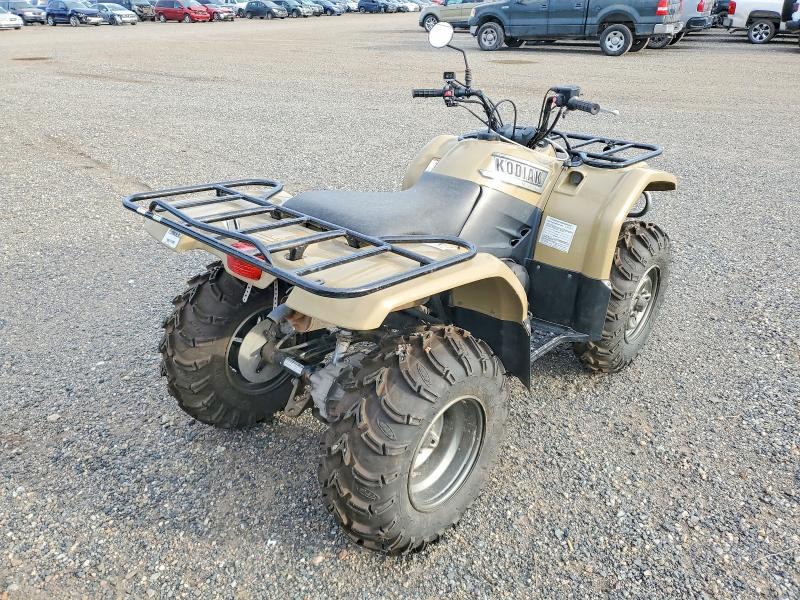2002 Yamaha Kodiak VIN JY4AJ03Y12C038677 COPART salvage auction — MECHANICAL, MT - CERTIFICATE OF TITLE, sold $725 on 2026-08-25 (photo 4)