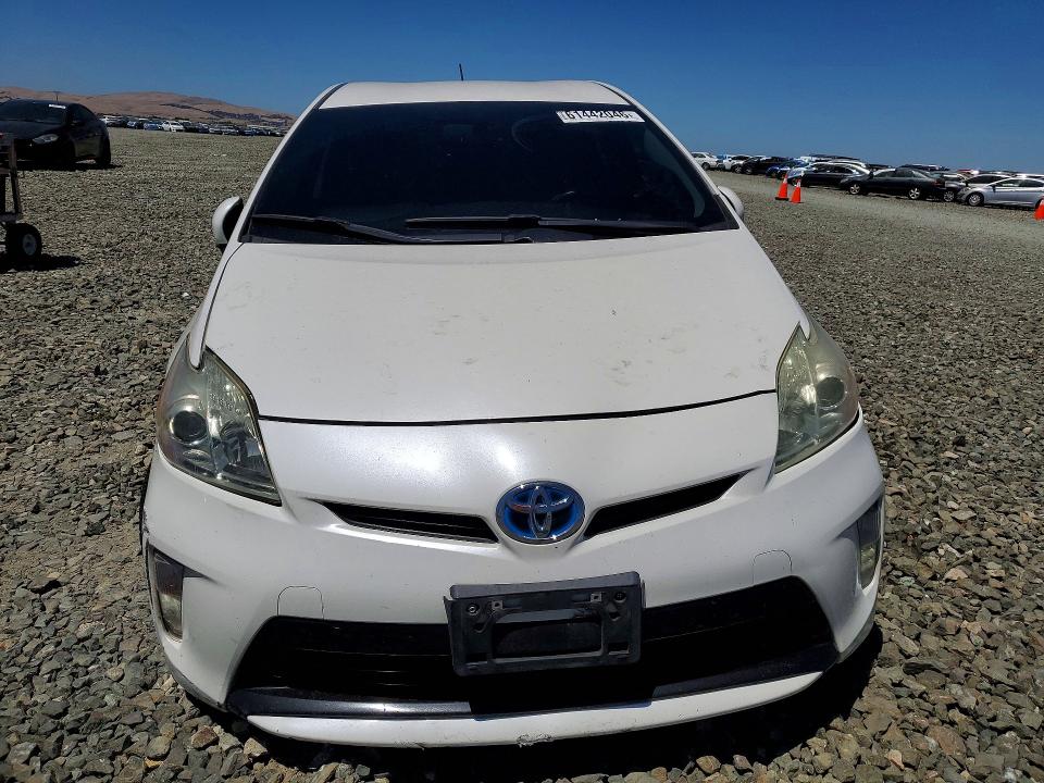 2013 Toyota Prius VIN JTDKN3DU5D5573784 COPART salvage auction — FRONT END, Ca - Salvage Certificate, sold $60 on 2026-07-29 (photo 5)
