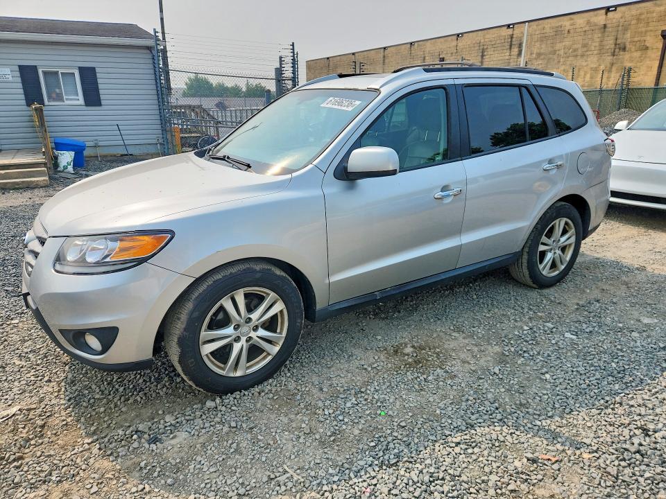 2012 Hyundai Santa fe VIN 5XYZK3AB1CG112386 COPART salvage auction — REAR END, Md - Certificate Of Title, sold $200 on 2026-07-30 (photo 1)