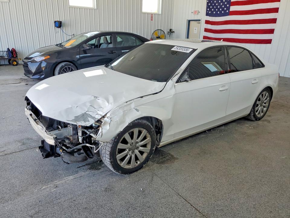 2013 Audi A4 VIN WAUBFAFL8DN006049 COPART salvage auction — FRONT END, Oh - Cert Of Title-Salvage, sold $500 on 2026-07-10 (photo 1)