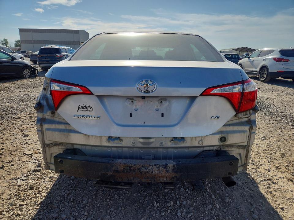 2016 Toyota VIN 5YFBURHE5GP367977 COPART salvage auction — WATER/FLOOD, Ks - Flood - Salvage, sold $3,000 on 2026-07-09 (photo 6)
