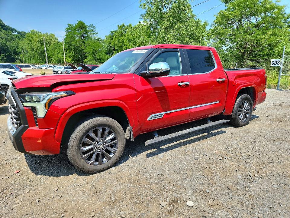 2024 Toyota Tundra VIN 5TFVC5DB4RX040477 COPART salvage auction — FRONT END, Nj - Cert Of Title-Salvage, sold $2,100 on 2026-07-28 (photo 1)