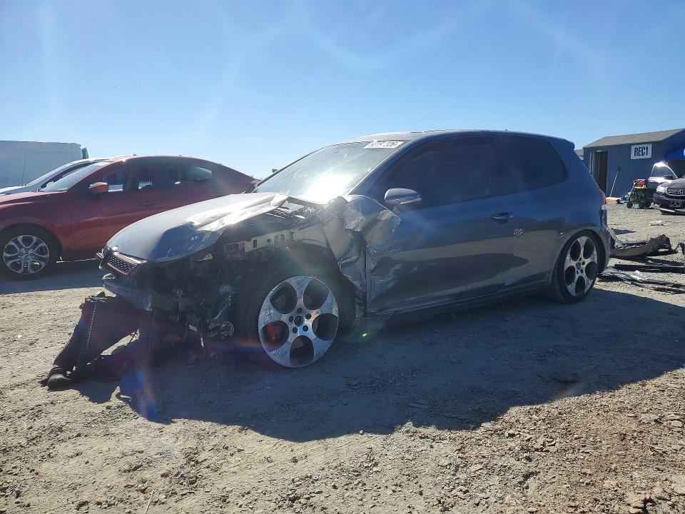 2012 Volkswagen Gti VIN WVWFD7AJ1CW144060 COPART salvage auction — FRONT END, Ca - Salvage Certificate, sold $15 on 2026-07-28 (photo 1)