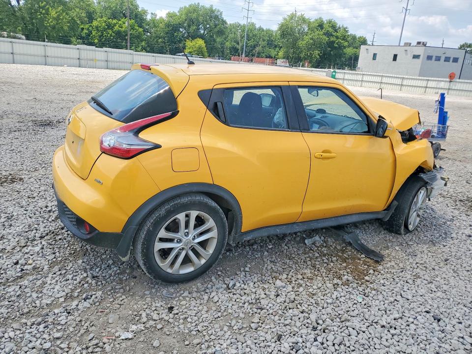 2016 Nissan Juke VIN JN8AF5MV8GT650827 COPART salvage auction — FRONT END, Oh - Cert Of Title-Salvage, sold $425 on 2026-07-24 (photo 3)