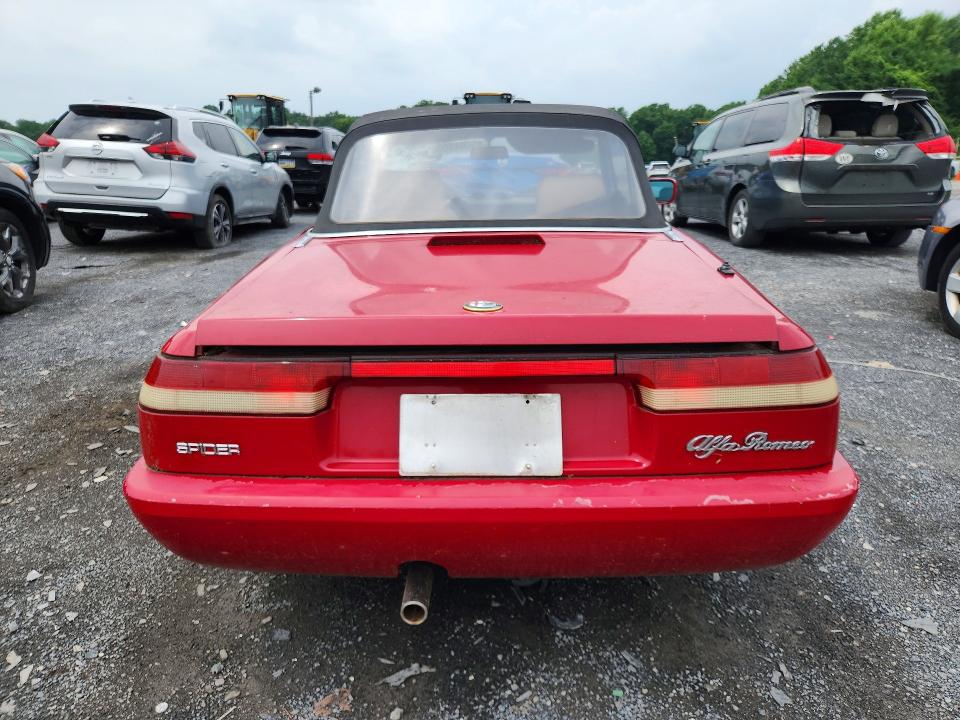 1991 Alfa romeo VIN ZARBB32G1M6005201 COPART salvage auction — FRONT END, Pa - Certificate Of Salvage, sold $1,900 on 2026-07-20 (photo 6)