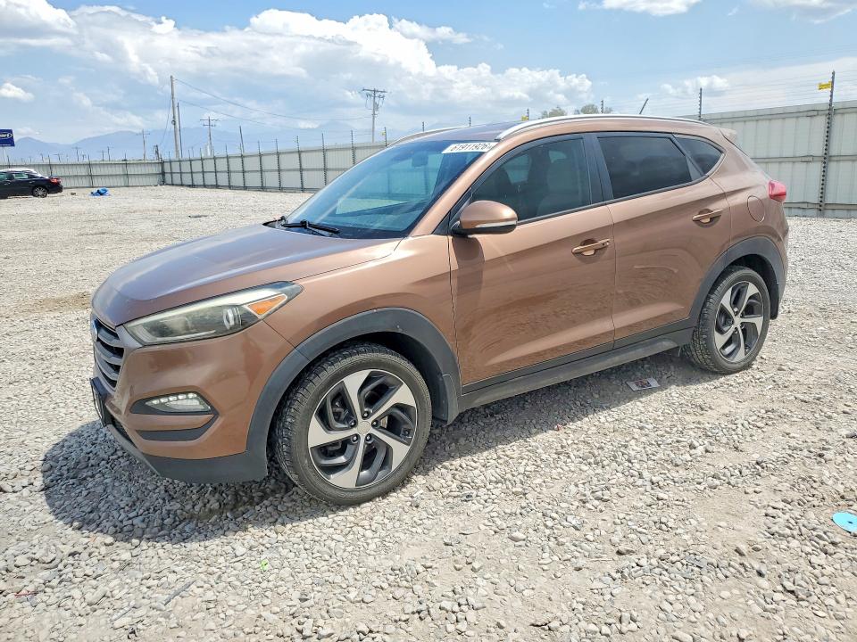 2016 Hyundai Tucson VIN KM8J33A20GU046729 COPART salvage auction — MINOR DENT/SCRATCHES, UT - CERTIFICATE OF TITLE, sold $3,700 on 2026-07-24 (photo 1)
