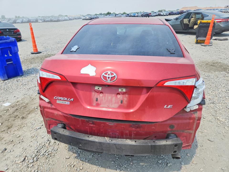 2016 Toyota Corolla VIN 5YFBURHE2GP444370 COPART salvage auction — FRONT END, Co - Public - Salvage Title, sold $1,600 on 2026-07-16 (photo 6)