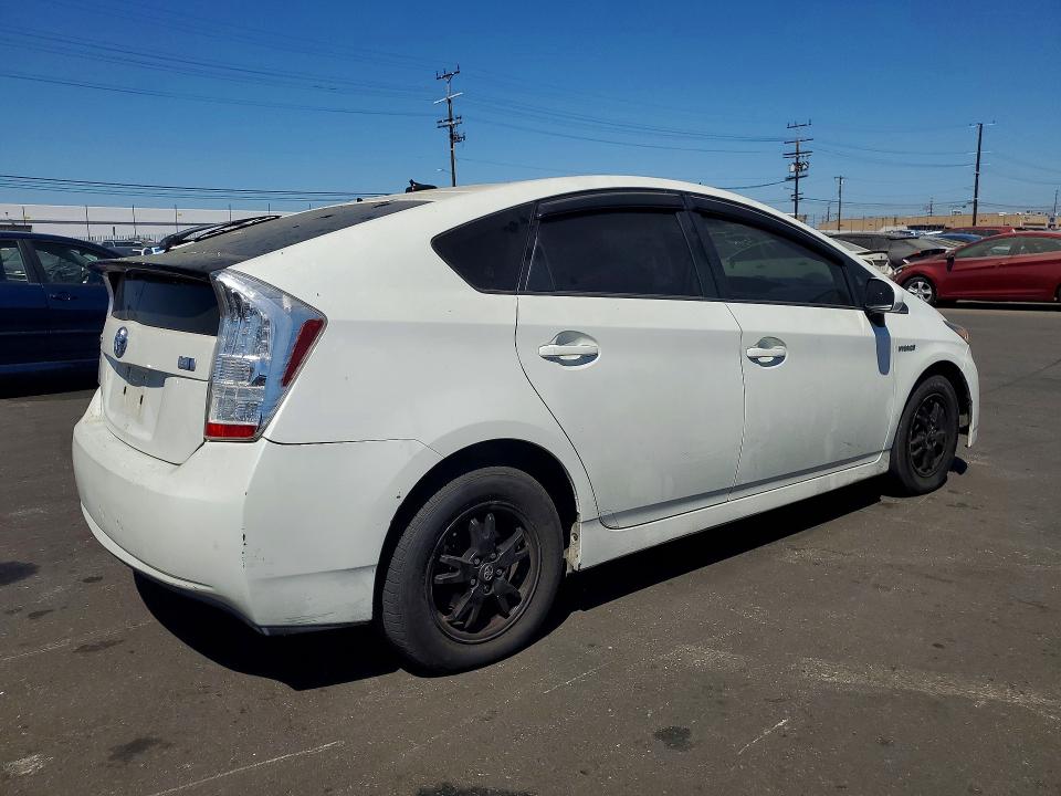 2011 Toyota Prius VIN JTDKN3DU0B1399854 COPART salvage auction — FRONT END, Ca - Salvage Certificate, sold $1,100 on 2026-07-20 (photo 3)