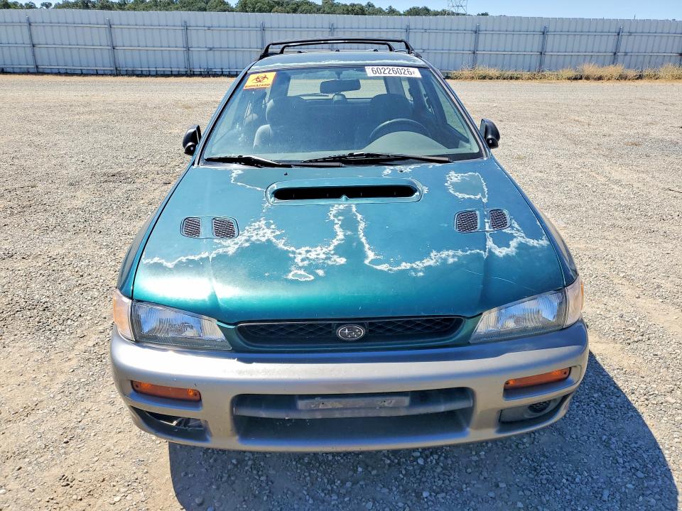 1997 Subaru Impreza VIN JF1GF485XVH806365 COPART salvage auction — SIDE, CA - SALVAGE CERTIFICATE, sold $60 on 2026-07-31 (photo 5)