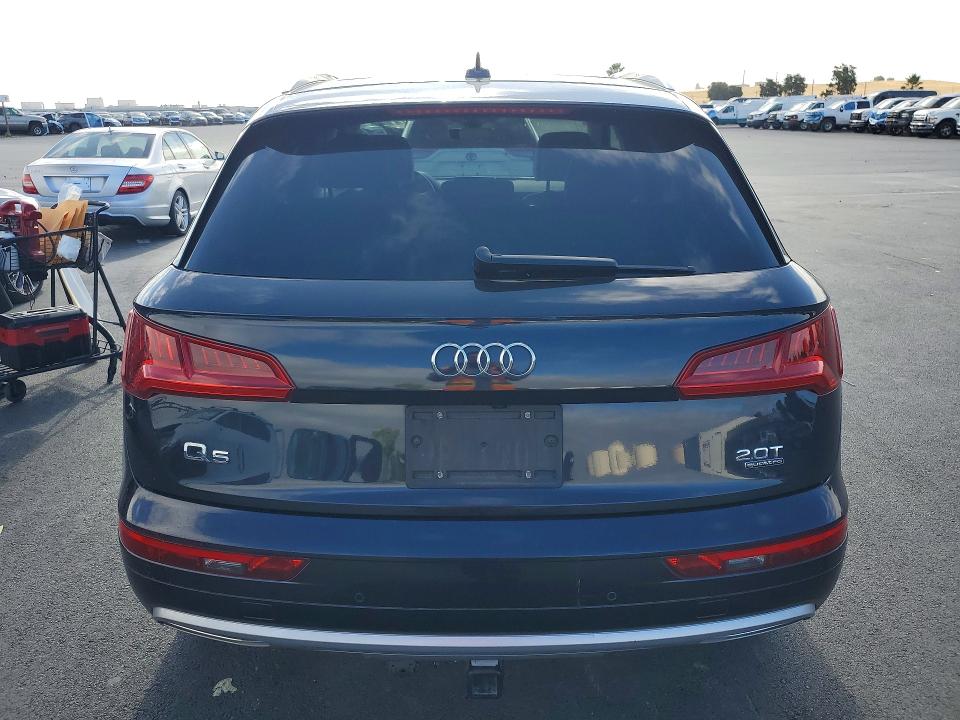 2018 Audi VIN WA1BNAFY8J2100747 COPART salvage auction — FRONT END, Ca - Salvage Certificate, sold $8,300 on 2026-07-15 (photo 6)