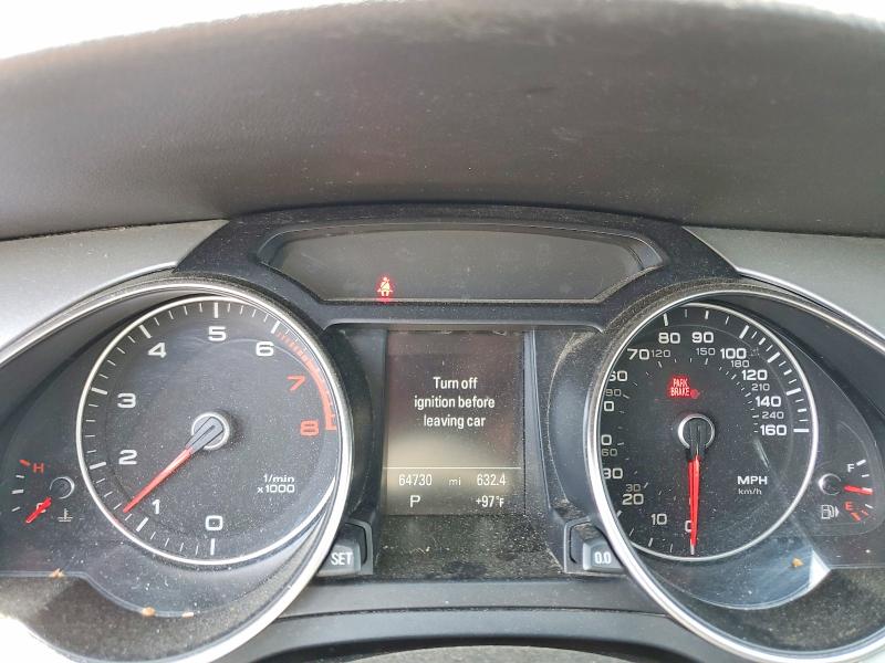2016 Audi A5 VIN WAUM2AFHXGN003495 COPART salvage auction — REAR END, MI - CERTIFICATE OF TITLE, sold $1,850 on 2026-07-21 (photo 9)