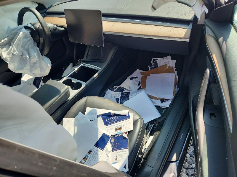 2023 Tesla Model 3 VIN 5YJ3E1EA9PF600761 COPART salvage auction — FRONT END, Ga - Bill Of Sale - Parts Only, sold $3,250 on 2026-08-22 (photo 8)