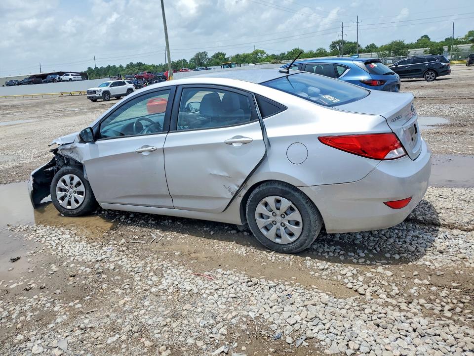 2015 Hyundai Accent VIN KMHCT4AE6FU802605 COPART salvage auction — FRONT END, Tx - Certificate Of Title, sold $100 on 2026-07-30 (photo 2)
