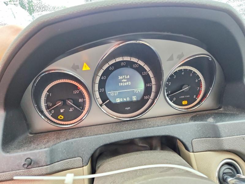 2009 Mercedes-benz C class VIN WDDGF81X29R084506 COPART salvage auction — FRONT END, CT - CERTIFICATE OF TITLE, sold $500 on 2026-07-10 (photo 9)