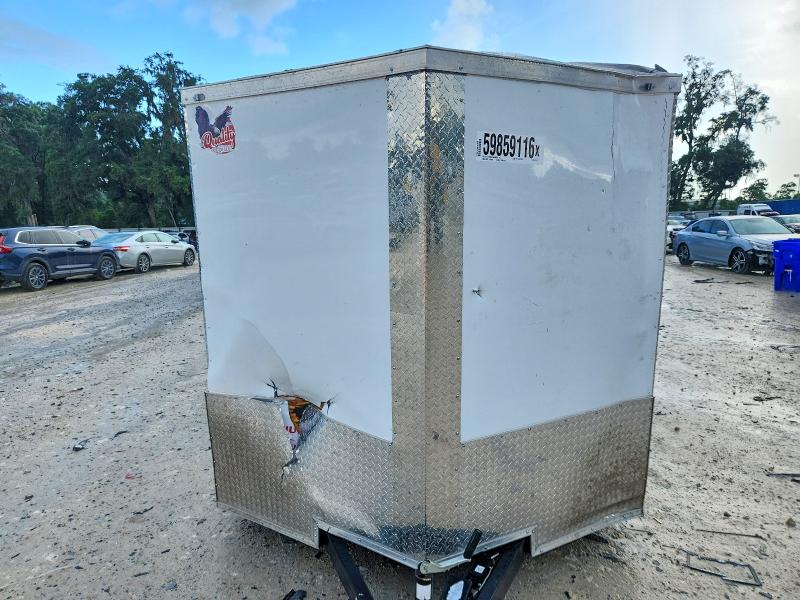 2026 Quality cargo 14' enclos VIN 50ZBE1427TN070155 COPART salvage auction — FRONT END, FL - CERT OF TITLE SLVG REBUILDABLE, sold $450 on 2026-07-16 (photo 9)