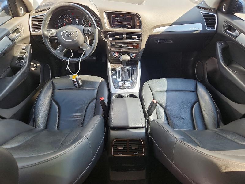 2017 Audi Q5 VIN WA1L2AFP1HA026463 COPART salvage auction — FRONT END, Tx - Salvage Vehicle Title, sold $2,850 on 2026-07-16 (photo 8)