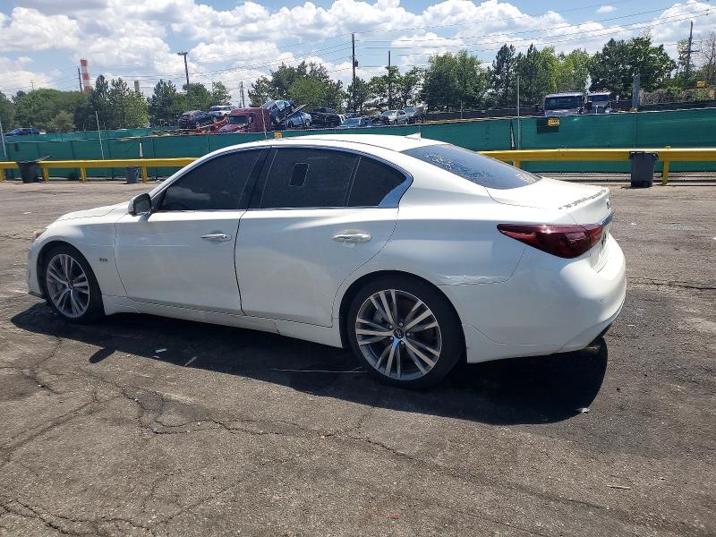 2018 Infiniti Q50 VIN JN1EV7AP6JM360477 COPART salvage auction — FRONT END, CO - DEALER ONLY CLEAN TITLE (P), sold $3,800 on 2026-07-30 (photo 2)