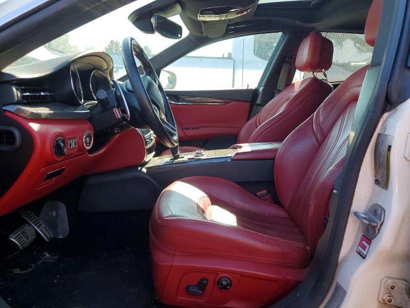 2017 Maserati Quattroporte VIN ZAM56RRA3H1206029 COPART salvage auction — FRONT END, WV - CERTIFICATE OF TITLE, sold $6,900 on 2026-07-27 (photo 7)