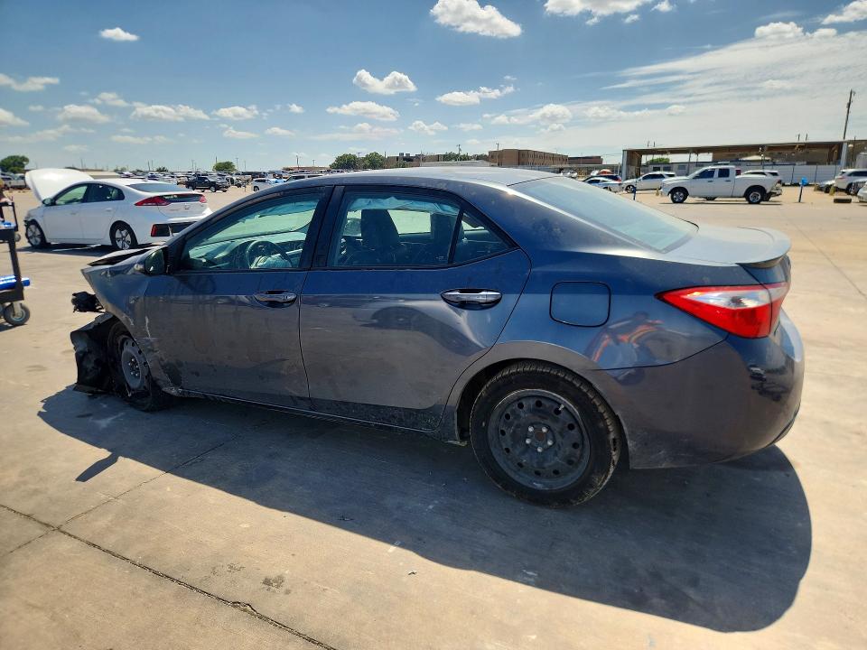 2014 Toyota Corolla VIN 5YFBURHE6EP130833 COPART salvage auction — FRONT END, Tx - Certificate Of Title, sold $1,150 on 2026-07-16 (photo 2)