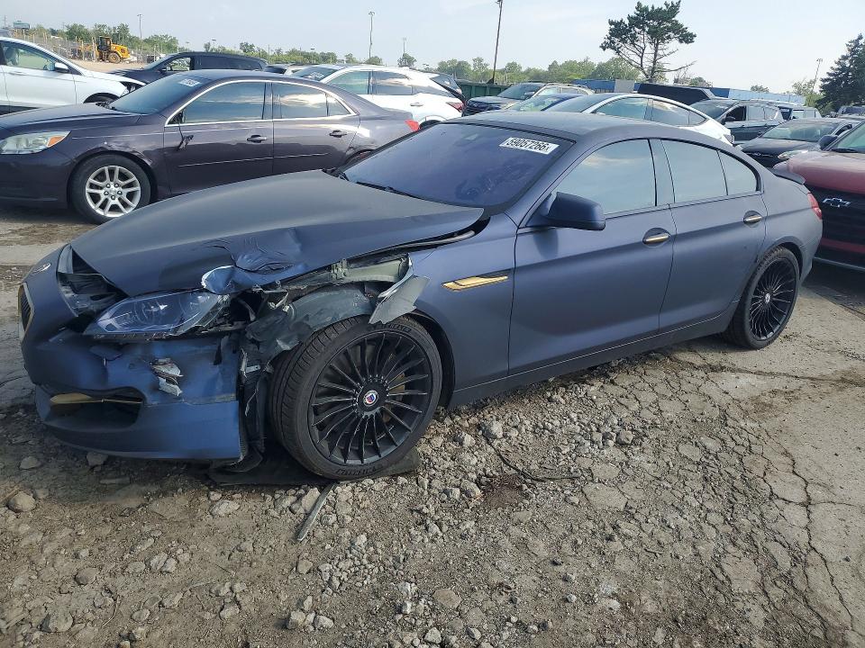 2015 BMW VIN WBA6B4C58FD986105 COPART salvage auction — FRONT END, Mi - Certificate Of Title, sold $7,800 on 2026-08-21 (photo 1)