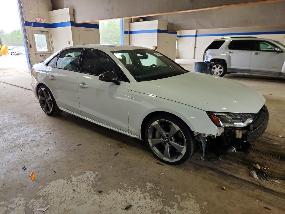2021 Audi A4 VIN WAUEAAF45MA020454 COPART salvage auction — FRONT END, Va - Cert Of Title - Salvage, sold $375 on 2026-07-31 (photo 4)