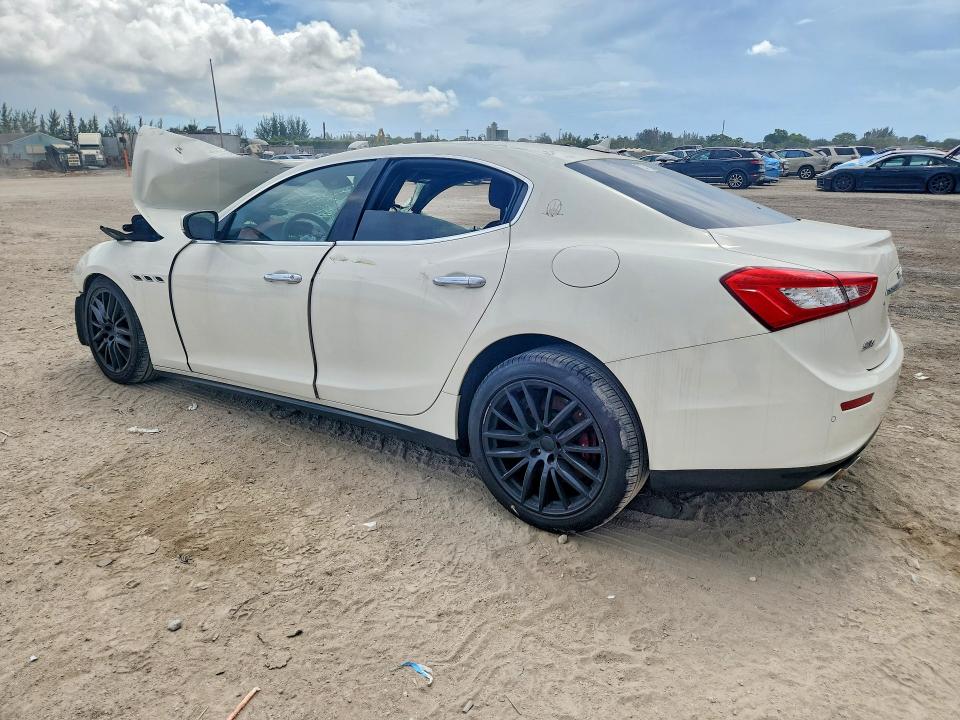 2017 Maserati Ghibli VIN ZAM57RTL1H1224147 COPART salvage auction — FRONT END, Fl - Cert Of Title Slvg Rebuildable, sold $2,900 on 2026-07-27 (photo 2)